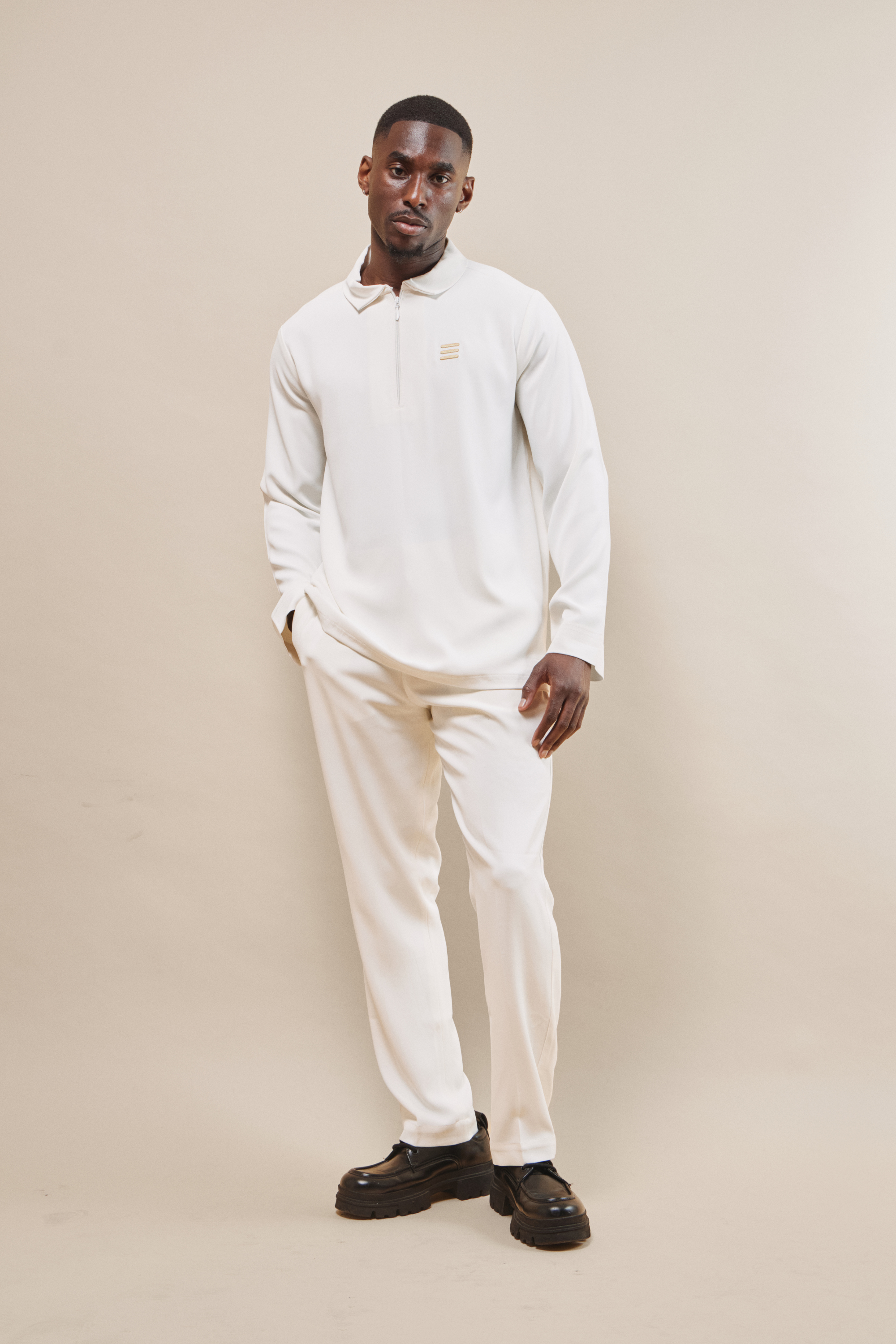 WHITE ERENTI TRACKSUIT - JOGGERS