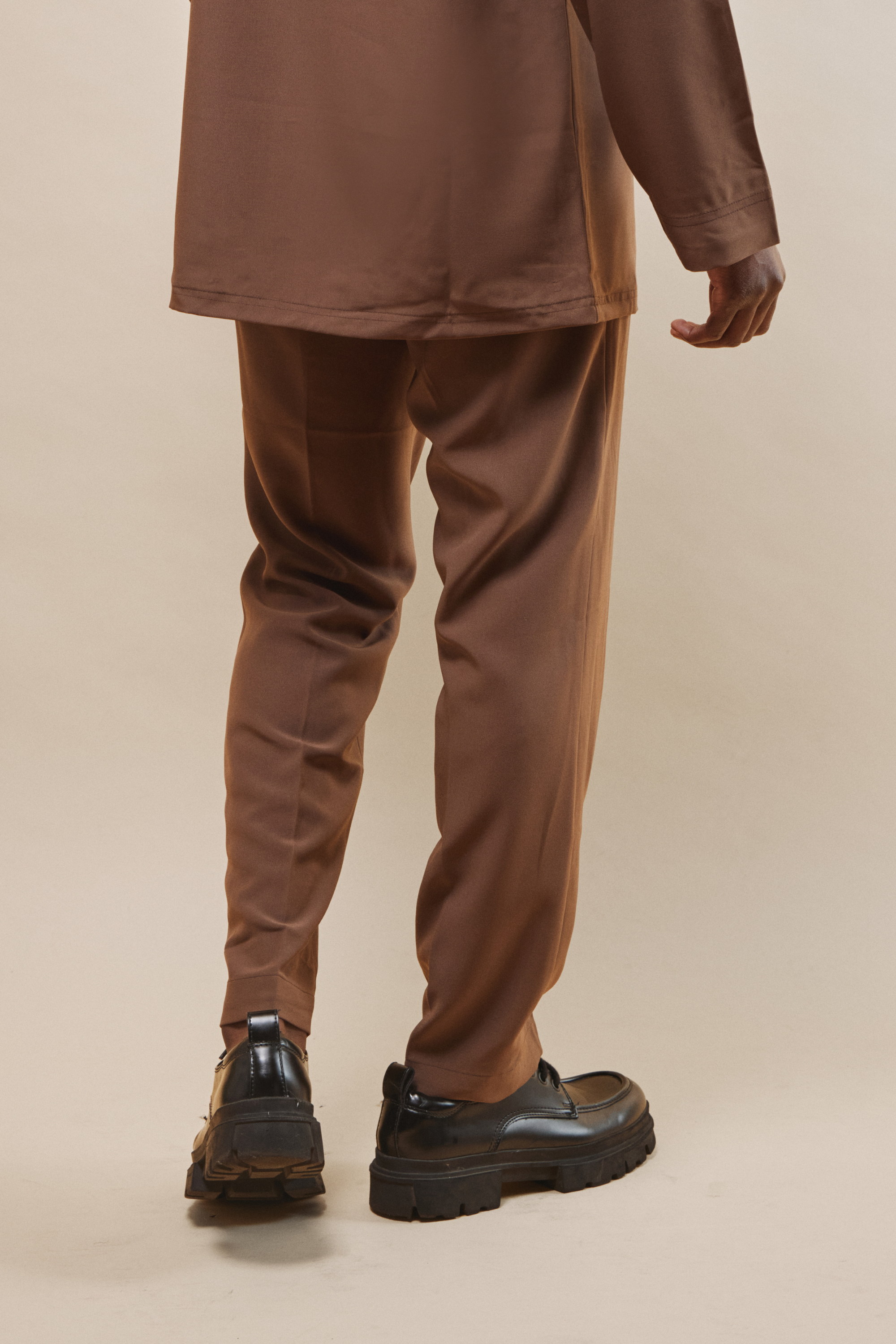BROWN ERENTI TRACKSUIT - TOP