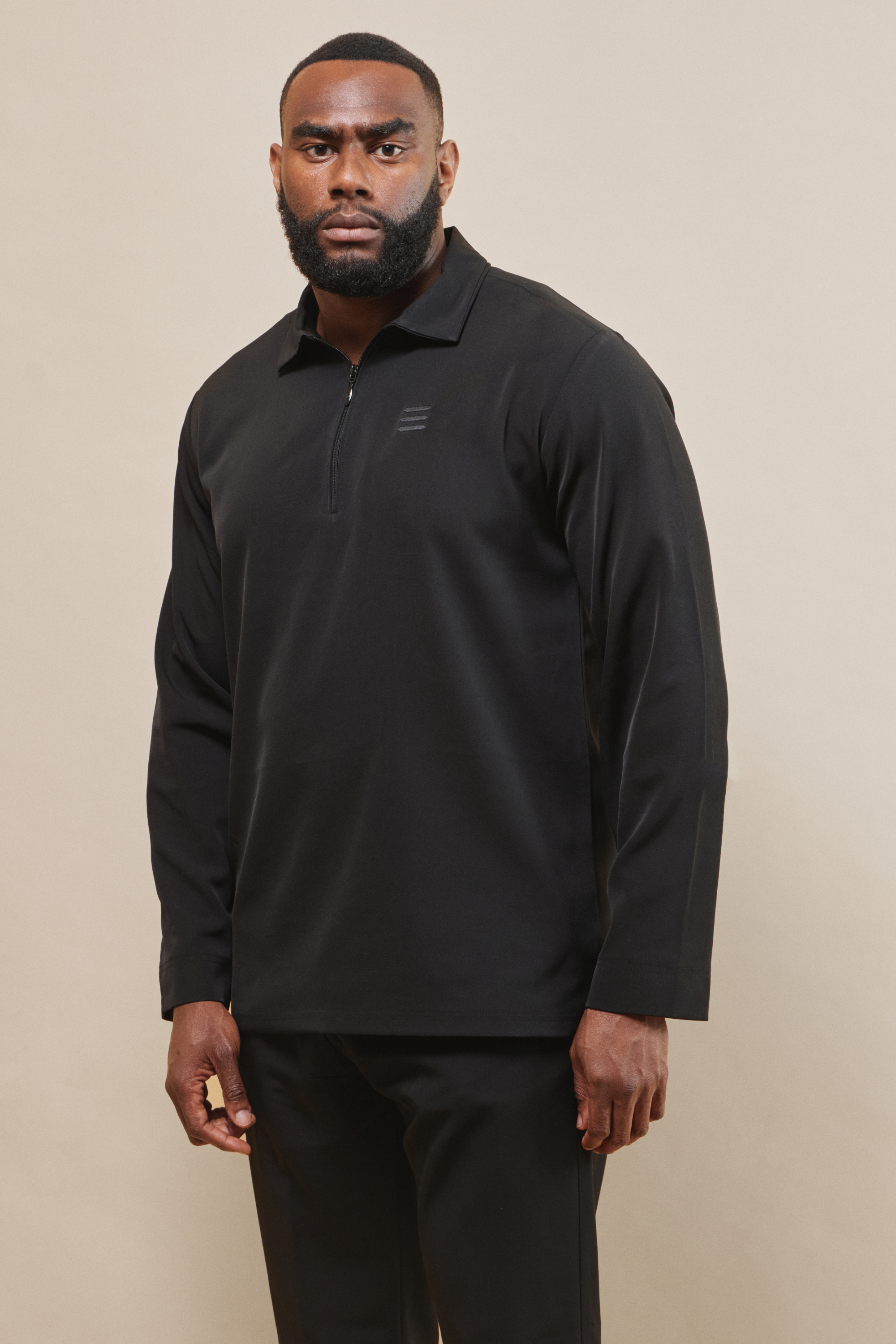 BLACK ERENTI TRACKSUIT - TOP