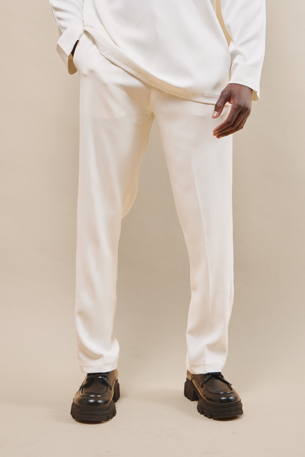 WHITE ERENTI TRACKSUIT - JOGGERS