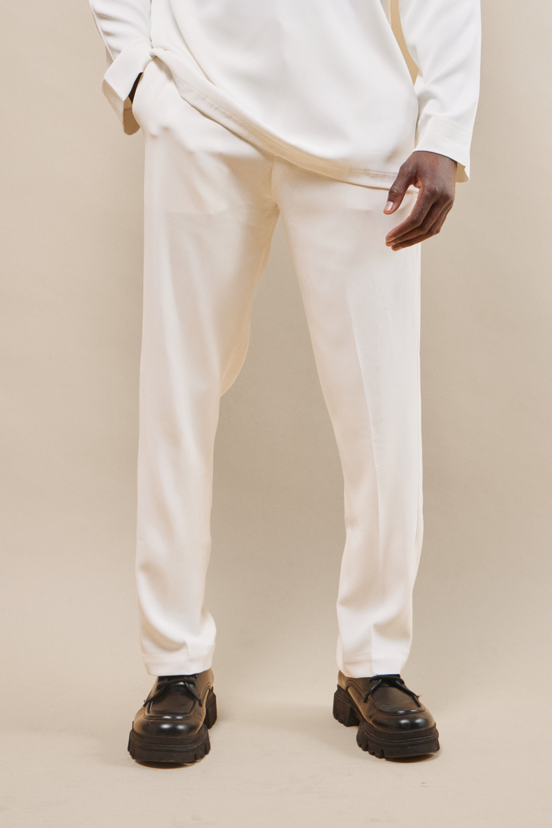 WHITE ERENTI TRACKSUIT - JOGGERS